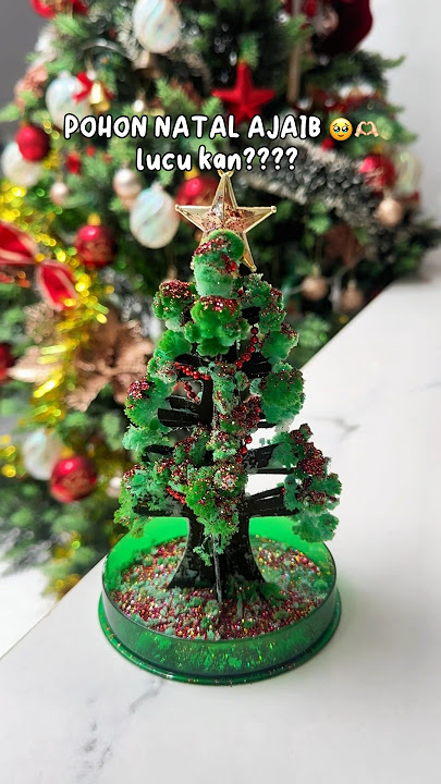 POHON NATAL AJAIB 😱🎄✨ SIAPA YANG PERNAH BIKIN??? 🥳☝🏻 | Klara Tania #shorts