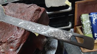 Custom Engraving! Engraving a Spoon!? Florentine-Style Arabesque