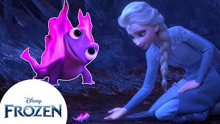 Elsa Tames the Forest Fire | Frozen Resimi