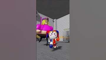 Escaping at POLICE GIRL PRISON RUN! Obby#roblox #shorts #obby #funny