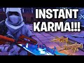 Kid gets insta karma when trying to scam me!!! 😂 (Scammer Get Scammed) Fortnite Save The World