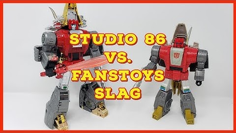 Studio Series 86 vs Fanstoys (Masterpiece) SLAG Dinobot - a Transformers comparison