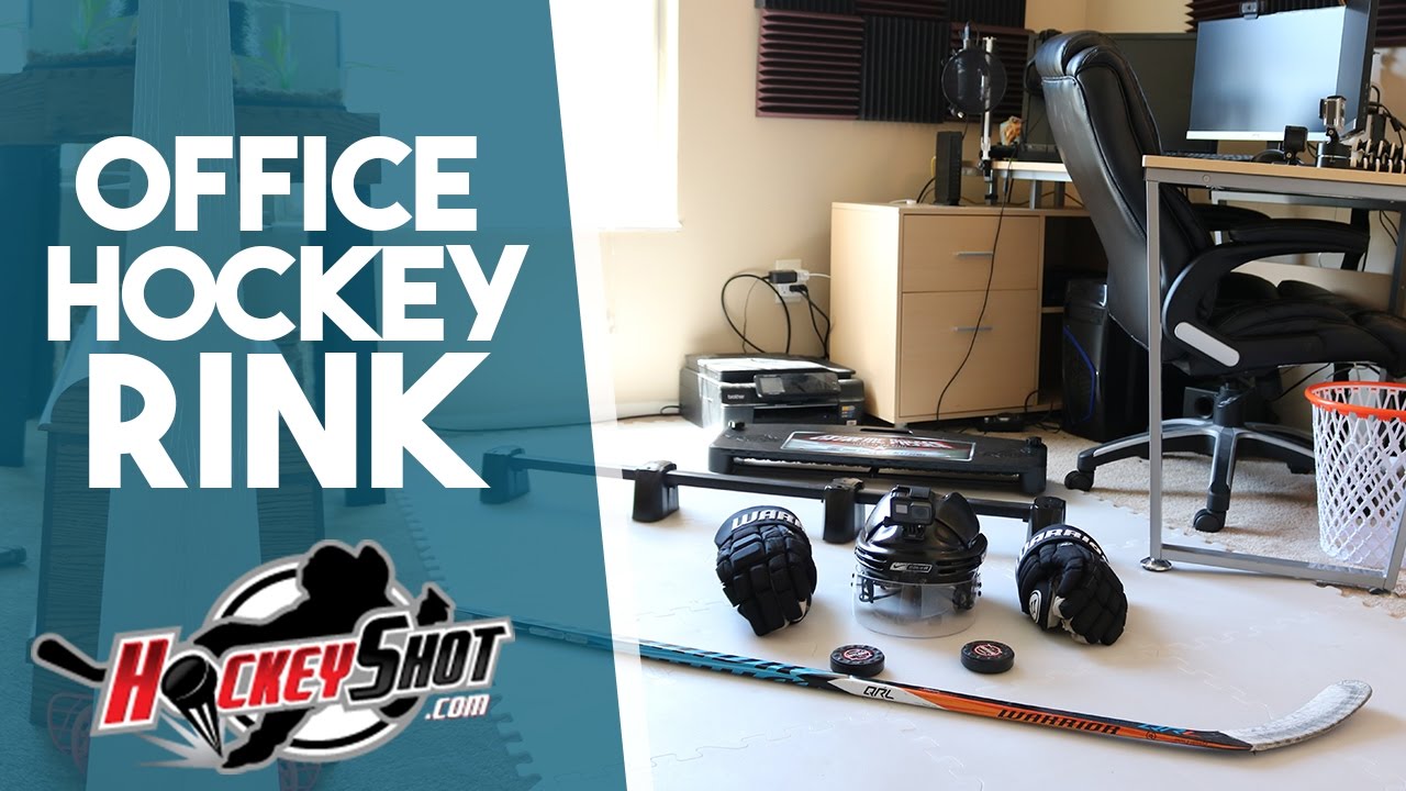 TURNING MY OFFICE INTO A HOCKEY RINK?! YouTube