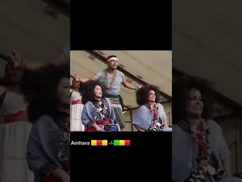 Amhara Traditional Dance Eskista From Beteamhara Wello Amhara Peoples Culture Habesha Amhara