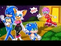 Mommy amy rose and sonic reunion  sonic love amy rose very much  cartoon animation