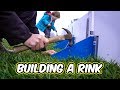 Building a rink with Mason - Testing the new Drop In Rink