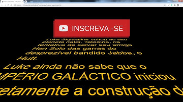 Abertura de Star Wars Usando HTML e CSS (Scrolling Text)