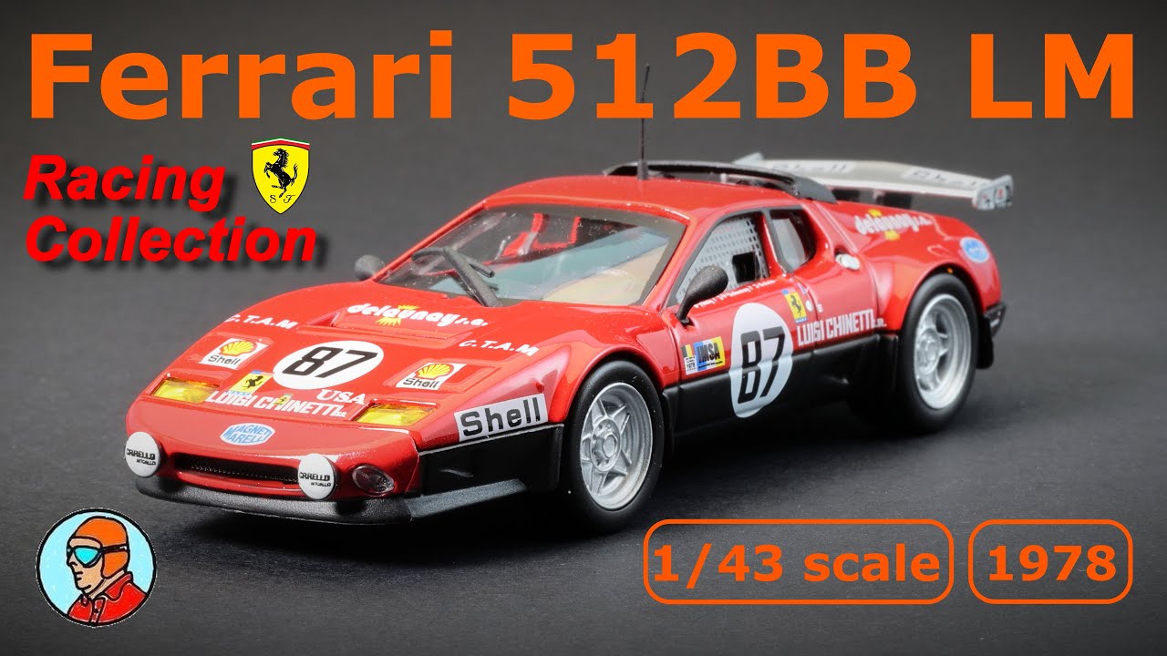 Ferrari 512 BB LM '78 - 1/43 Scale model car - Racing collection