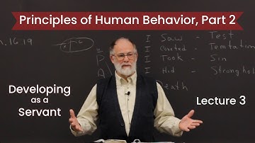 Principles of Human Behavior, Part 2 - Frank Reed Lecture 3