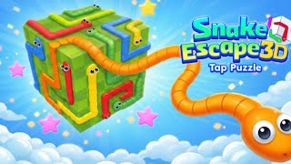 Snake Escape 3D: Tap Puzzle Gameplay Levels 1-10  screenshot 4
