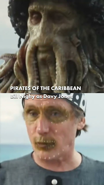 Bill Nighy as Davy Jones | Pirates of the Caribbean CGI Visual Effects Behind The Scenes