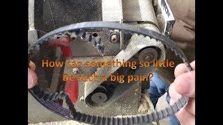 Replacing The Drive Belt On A Craftsman Belt & Disk Sander