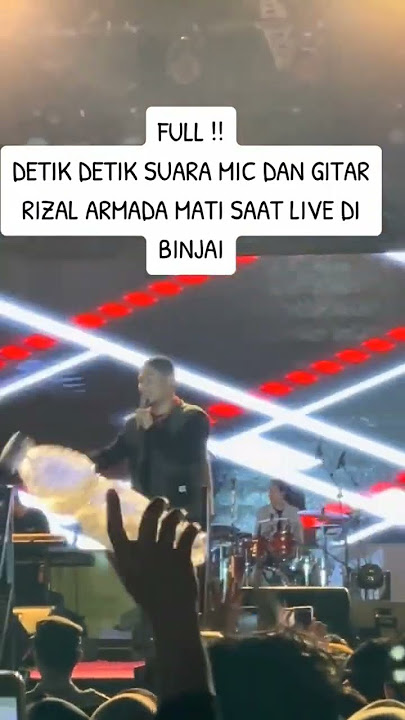 Detik Detik Sound Sistem Drop Konser Armada Band di Binjai