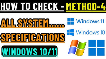 How to Check Computer Specifications in Windows 10/11 | DXDIAG | Method-4