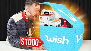 Unboxing A $1,000 Wish Mystery Box!!