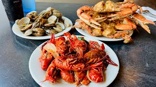 ALL YOU CAN EAT SEAFOOD & SUSHI BUFFET @ GOLDEN KOI BUFFET IN ROSEVILLE CALIFORNIA
