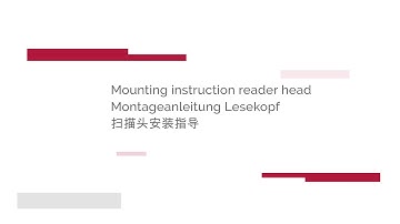 Mounting instruction reader head