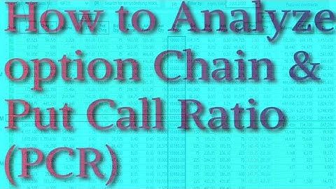 How to Analyze option Chain & Put Call Ratio (PCR)