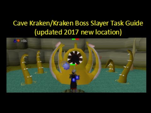 selvmord forbi tyve Oldschool Runescape - Cave Kraken/Kraken Boss Slayer Task Guide (updated  2017 New Location) - YouTube