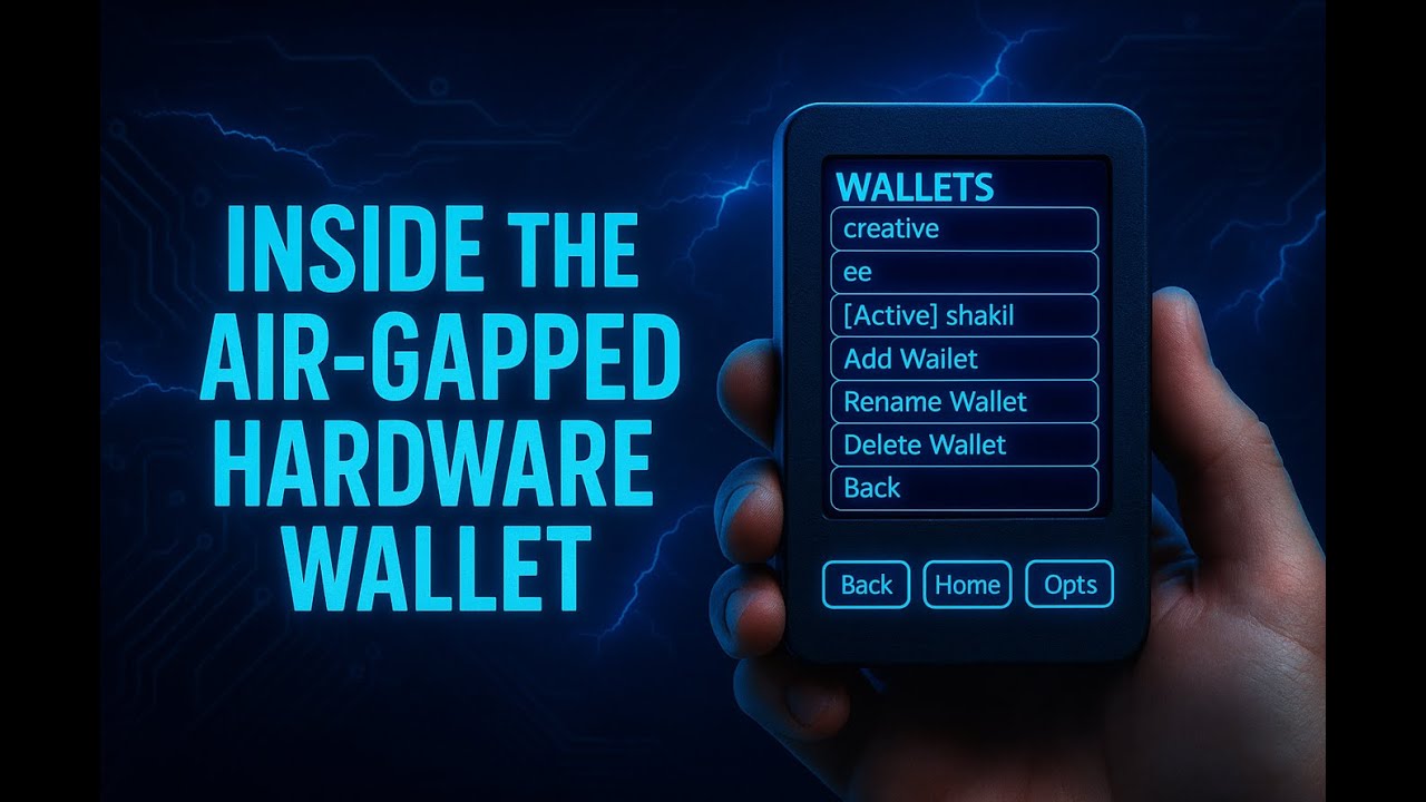 Your Ledger Can’t Do This: Custom Air-Gapped Wallet with Pi Zero & QR Signing