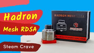 Steam Crave Hadron RDSA Tröpfler | Wie ist der Tröpfler mit 2 Meshstreifen