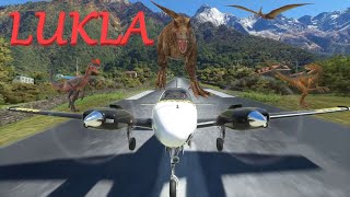 Almost Crash at World&#39;s Most Dangerous Airport  Lukla Nepalm MSFS2020