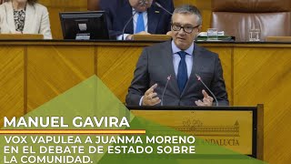 VOX destroza a Juanma Moreno en el debate de Estado sobre la Comunidad