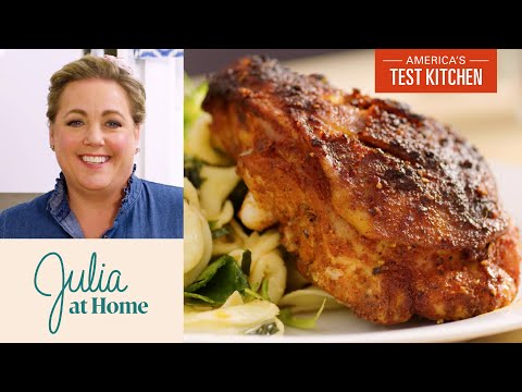 How to Make Spice-Rubbed Picnic Chicken | Julia at Home | America