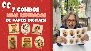 É HOJE ÀS 16:30H! 7 Combos Exclusivos de Papel Digital (Não Perca!)