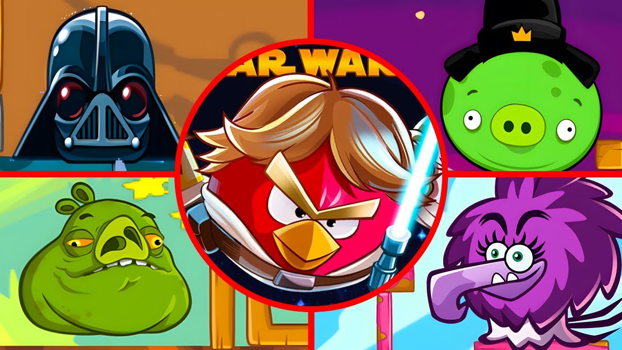 Angry Birds Maker Star Wars 4 - All Bosses (Boss Fight)