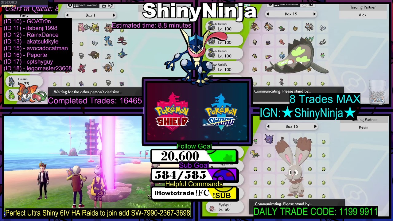 Free Zarude & plus Shiny Eggs, 6IV HA Raids also free custom Pokémon ...