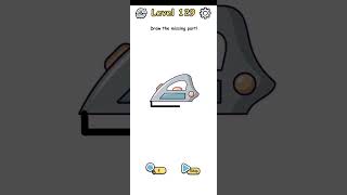 brain crack level 129 draw the missing part ! #braincrack #brainmasti #braingames #gaming