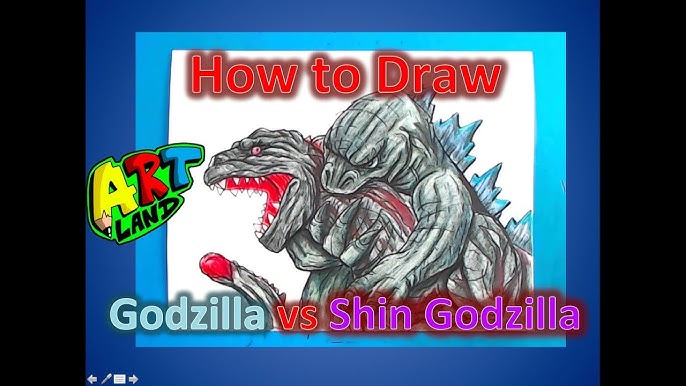 How to Draw Godzilla Defeating the MUTO - YouTube