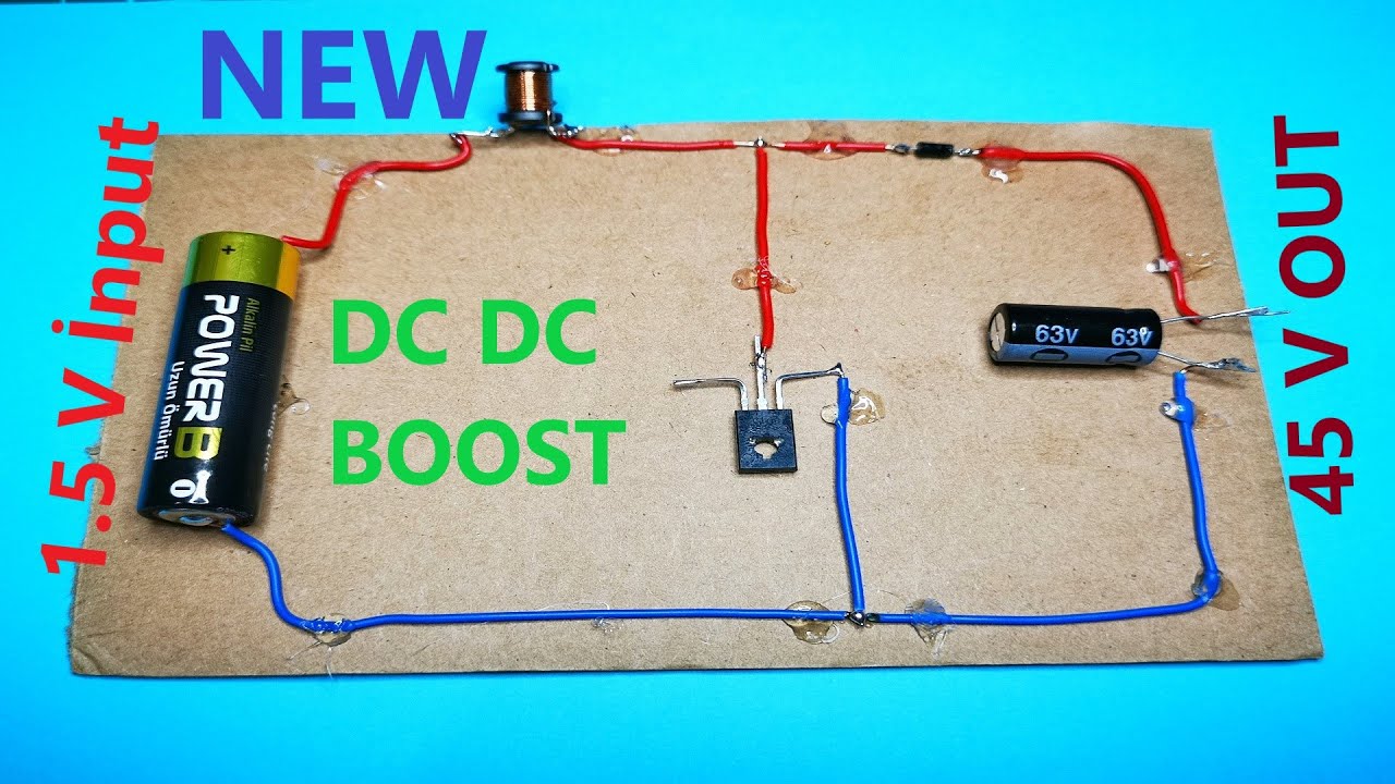 DC DC VOLTAJ Y KSELT C DEVRELER NASIL ALI IR DC DC BOOSTER YAPIMI
