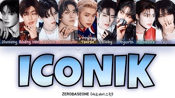 ZEROBASEONE (제로베이스원) - ICONIK [Color coded lyrics]