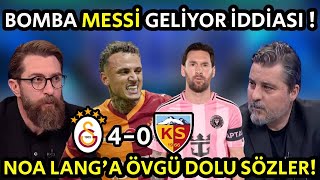 Galatasaray Kayserisporu Ezip Geçti Messi Bombası Noa Lang Yorumu