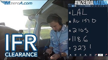 Copying an IFR Flight Clearance - MzeroA Flight Training