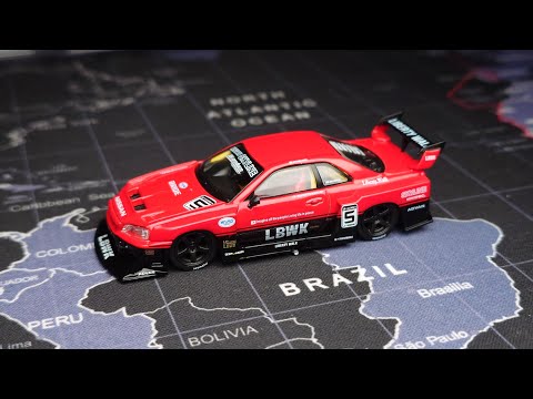 MINI GT 843 1/64 LBWK LB ER 34 Super Silhouette Diecast Model