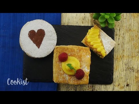 Puff pastry millefeuille