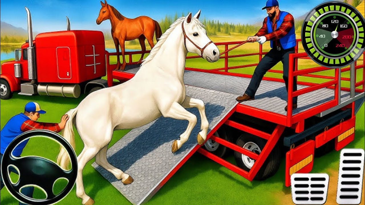 Animal Cargo Truck Driving Game 3D - Animal Transport Cargo Truck 2024 - Andriod Gameplay