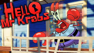 Mr. Krabs is my neighbor... | Hello Neighbor Ripoff Game