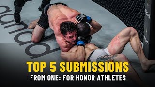 Top 5 Submissions From Athletes Of ONE: FOR HONOR | ONE Highlights