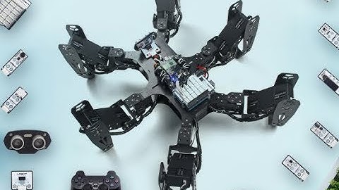 CR-6 Hexapod robot demo video