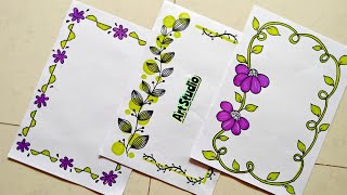 Border Designs/Border design for project/Project work designs/Assignment front page design handmade