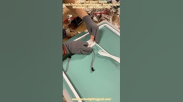 Diy vanity mirror with lights,bathroom led mirror touch sensor switch.#touchsensor #touchswitch #diy