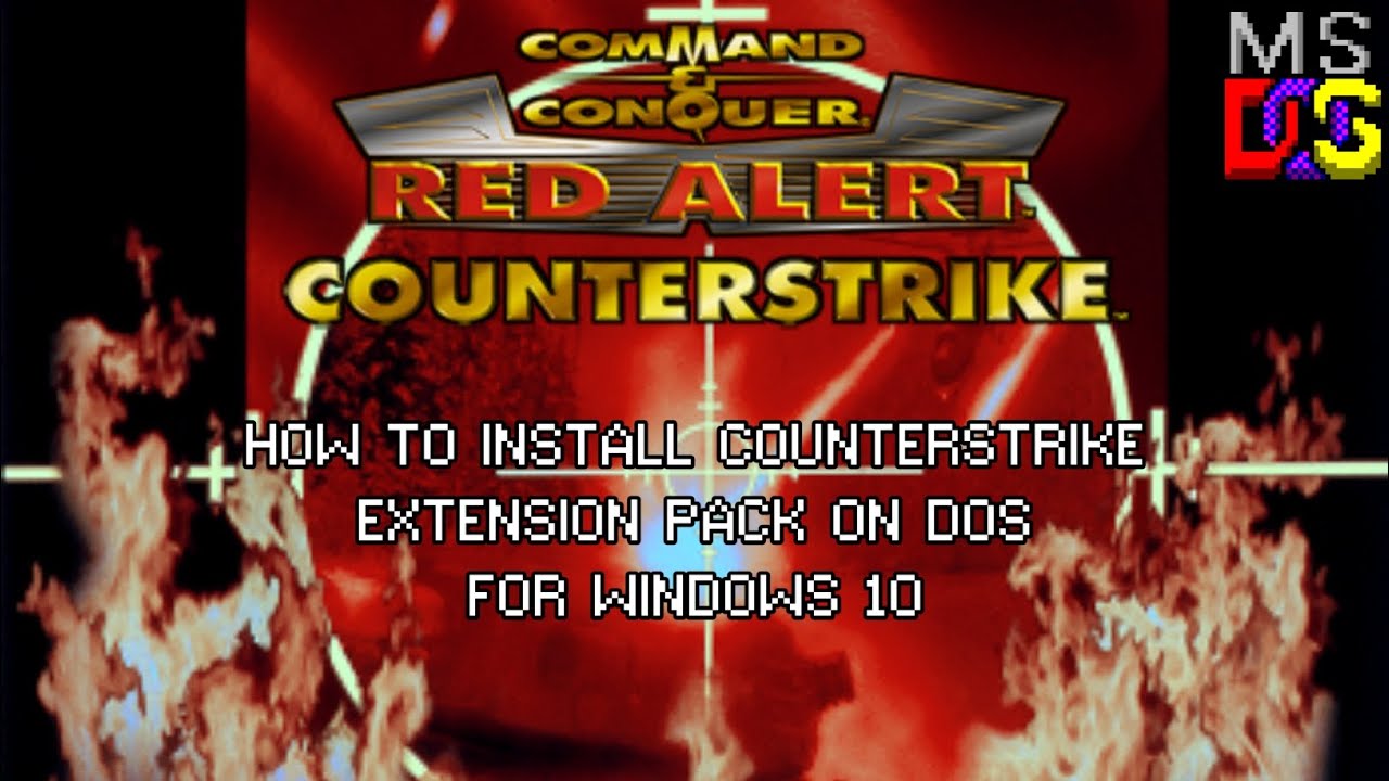 How To Install & Update C&C Red Alert Counterstrike DOS For Windows 10 ...