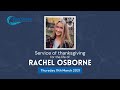 Service of thanksgiving for the life of Rachel Osborne