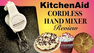 KitchenAid CORDLESS HAND MIXER Review 2022 Model # KHMB732 BEST CORDLESS HAND MIXER