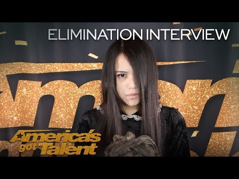 Elimination Interview: The Sacred Riana Says A Lot With Little Words - America's Got Talent 2018