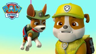 Les chiots de Jungle Rescue sauvent Tracker, le petit singe Hairy! - PAW Patrol dessins animés